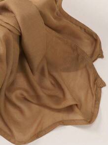 1pc 180*85cm Women's Solid Color Breathable Soft Modal Hijabs Scarf For Abaya Women Veil