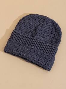 JZML 1 件男女通用纯色休闲便帽，适合日常佩戴 - 深灰 - 查看 4