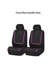 Universal Fit Car Seat Covers – 9PCS (Full Set), 4PCS (2-Seat), 2PCS (1-Seat) Options – U-Shaped Stripes Design, Non-Slip & Wear-Resistant, Airbag Compatible With GM, SUV, Sedan, Van – Easy Clean & Stylish Interior Upgrade
