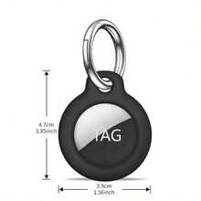 2 Vỏ bảo vệ AirTag - Vỏ bảo vệ AirTag có móc khóa, Vỏ bảo vệ AirTag chống trầy xước móc khóa, Phụ kiện cho thiết bị theo dõi tìm kiếm vật dụng GPS AirTag - Nhiều màu - Xem 7