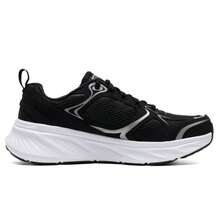 Skechers 男子跑步鞋 EDGERIDE 低筒繫帶運動鞋 日常戶外休閒鞋輕便舒適運動鞋 232844-BKW - 黑色/白色 - 查看 1