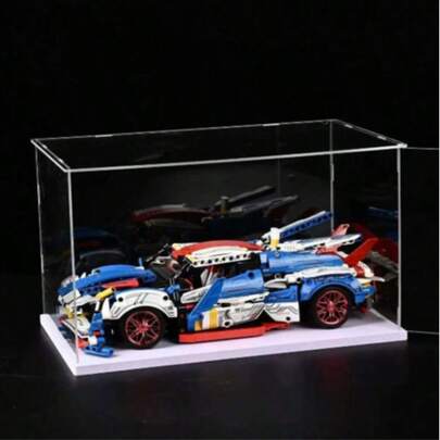Display Case For Collectibles Assemble Clear Acrylic Box Alternative Glass Case For Display Action Figures Home Storage & Organizing