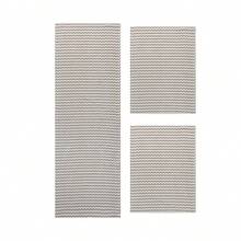 3-Piece 100% Cotton Runner Set – Decorative Rugs For Kitchen, Bathroom Or Laundry Room - Beige/Natural - Ver 2