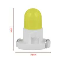 10PCS T3 Neo Wedge Car LED Bulbs Cluster Instrument Dash Climate Base Light - ice blue - View 5