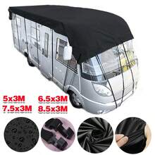 Waterproof Protective Roof Top Cover For Motorhome Caravan Camper - Black - View 3