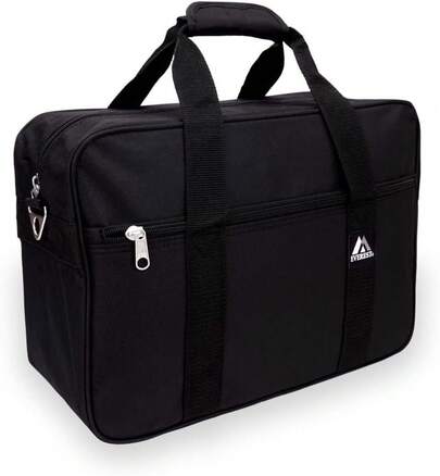 Carry-On Briefcase, Black, One Size