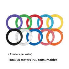 1Set Low Temperature 3D Pen Children DIY 3D Printing Set,New Pencil Design,(Use It After Charging)Puzzle Science Toys For Kids Early Educatio Gift PCL Material Painting Toys .Halloween, Christmas & Birthday Gifts. Using PCL Consumables (For Low-Temp Pens) - Multicolor - View 12