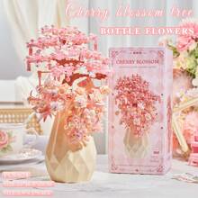 1件全新逼真高难度串珠拼装积木花束，包含康乃馨、雏菊、茉莉花，可用于装饰、家居装饰、生日礼物，采用ABS材质，心形花朵，DIY手工制作，适合情人节、母亲节、圣诞节、生日等场合。 - 多色 - 查看 35