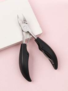 YUANDU 1pc Stainless Steel Ingrown Toenail And Thick Toenail Clipper Nail Cutter,Nail Supplies,Nail Tools,Nail Art Tools,Back To School,Nails,Nail Tools For Press On Nails,Manicure Pedicure Tools - Black - View 8