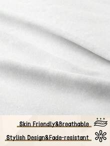 1 funda de almohada suave, funda de almohada de tamaño estándar, cierre de sobre, resistente a las arrugas, el desvanecimiento y las manchas, sin incluir el relleno de la almohada, decoración de otoño, decoración de habitación, de vuelta a la escuela, útiles escolares, blanco, rosa, negro, azul marino, beige, gris, verde, azul, verde