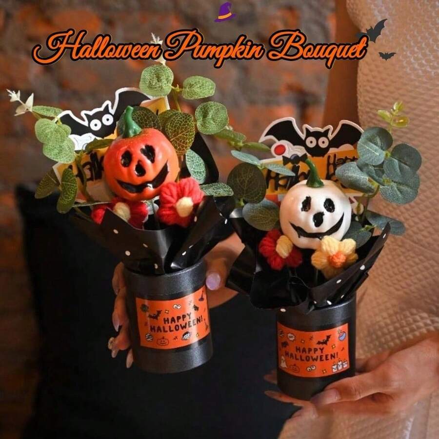 Halloween Table Centerpieces Decorations Halloween Table Artificial Flowers Tabletop Decor For Home Kitchen Indoor Party