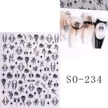 1/7 Peças Adesivos de Unha de Aranha de Halloween, Teia de Aranha de Strass da Moda, Coração, Estrela Decalques de Arte de Unha, Decoração de Unha DIY da Moda, Adequado como Presente para Família, Namorada, Melhor Amiga