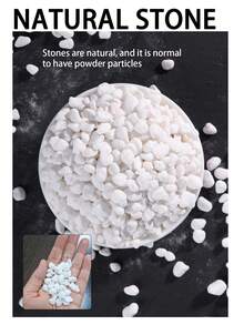 Natural Decorative River Stone - Mixed Color Pebble, Suitable For Aquarium, Garden, And Indoor/Outdoor Decorative Stone Crushed Stone, Suitable For Fish Tank Bottom Sand, Vase And Flower Pot Filling, Aquatic Plants, Micro Landscape, Mini Garden Natural Stone Mixture, Perfect For Halloween, Christmas, New Year