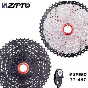 Cassette de bicicleta MTB ZTTO de 9 velocidades con relación de marchas amplia, piñón de bicicleta de montaña de 9 velocidades compatible con K7, M430, M4000, M590