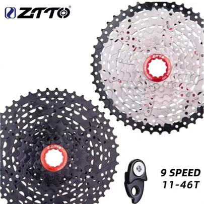 ZTTO MTB 9 Speed Bicycle Cassette Wide Ratio 9speed Mountain Bike Sprocket Gear 9S Freewheel K7 Compatible With M430 M4000 M590