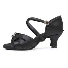 1 Pair Women's Latin Dance Shoes, Adult Practice Shoes For Competition, Examination, Dance Studio, Party, Festival Latin Shoes