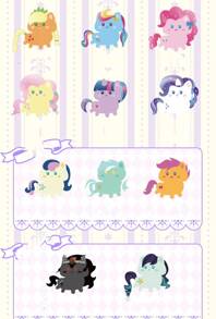 Hasbro Niedliche Ponys Dritte Welle Blind Box Schlüsselanhänger Set - Einzelpack mit Plüschspielzeug & Schlüsselanhänger, offiziell lizenziertes Geschenk für Mädchen ab 3 Jahren, Überraschungskollektion mit rosa Einhorn Design