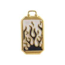 1pc Stainless Steel Unique Design Fish, Flame, Pentagram, Leaf, Starfish, Tarot Card Pendant, Handmade DIY Jewelry Accessory