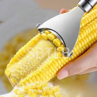 Stainless Steel Corn Peeler Sawtooth Corn Stripper Peeler Bar Planer Sheller Cutter Kitchen Vegetable Gadgetcorn Peeler Tool Cornstick Corn Remover Corn Shucker