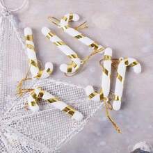 6er-Pack Neujahr Weihnachtsparty Geschenke Weihnachtsschmuck Zuckerstangen Weihnachtsbaum Ornamente Zuckerstangen Anhänger Dekoration Weihnachten Weihnachtsdekoration Weihnachtspyjamas Weihnachtsgeschenke Weihnachtsdekoration