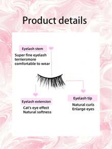 10 أزواج من رموش نصفية ذات شريط أسود، رموش مستعارة قصيرة ناعمة ثلاثية الأبعاد، رموش طبيعية ناعمة للمكياج (BY01)