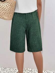 女士休闲宽松抽绳裤，梭织面料沙滩裤，适合所有季节