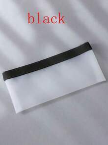 1 pezzo Astuccio porta matite, in materiale opaco semi-trasparente, comodo da usare, adatto per studenti, borsa per cancelleria, elemento essenziale per il ritorno a scuola