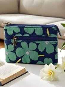 1 szt. Mała kosmetyczka, torba do przechowywania, podróżna portmonetka na monety, kosmetyczka, śliczna kosmetyczka, podróżna kosmetyczka, kosmetyczka, torba do przechowywania kosmetyków, przenośna torba o dużej pojemności, mała kosmetyczka na prezent dla kobiet, torba do przechowywania, kosmetyczka podróżna na monety