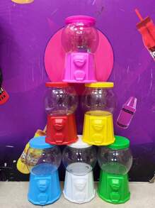 Chiclera sin mecanismo/Centro de mesa/Dulcero/Alcancia/Bebida, recipiente multifuncional, ideal para mesas de fiestas, almacenar dulces o monedas, diseño atractivo y variado uso. - Verde - Ver 2