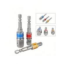 1 Pieza Adaptador de Enchufe de Taladro Extensión de Taladro de Impacto Barra de Adaptador de Enchufe de Broca 1/4 3/8 1/2 Tamaño Vástago Hexagonal Cabeza Cuadrada Broca