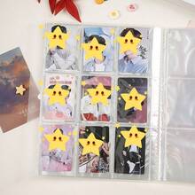 288 槽透明大容量卡片相册，3 英寸迷你相册，9 格展示，毕业礼物，家居装饰，耐用存储整理器，相册 | 矩形相册 | 透明结构 - 彩色 - 查看 5