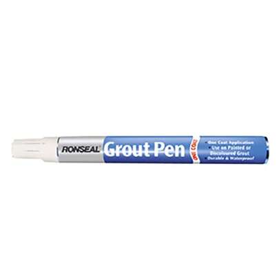 Ronseal One Coat Grout Pen (Brilliant White) - (TK10559)