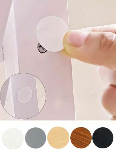 54pcs 0.8in/2.1cm Size Furniture Screw Hole Self-Adhesive Seal Sticker Dust Hole Stickers Landscaping Stickers Eccentric Wheel Cover Ugly Cover Screw Hole Stickers Seal Stickers Furniture Stickers, School, Home & Office Supplies(Check The Size Clearly And Place An Order)
