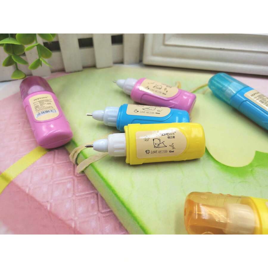 AOPO-008 3pcs Candy Color Correction Fluid Suitable For Students Correction And Erasing Back To School Season - Sets - View 1