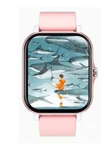 CHAONB Orologio fitness smart watch, display chiamate e messaggi, lettore musicale, per uomo e donna, smartwatch sportivo connesso allo smartphone, moda, tracker attività, notifiche BT, monitoraggio frequenza cardiaca e sonno, rubrica, registro chiamate, sveglia, scatto remoto, contapassi, timer, previsioni meteo, sveglia, notifiche SMS e app social, contatore passi, orologi digitali da polso