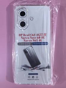 Transparent Four-Corner Anti-Drop Case, Suitable For Realme Series, Realme Phone Transparent Four-Corner Anti-Drop Case. Phone Case, Phone Protective Cover, Phone Shell, Phone Cover, Anti-Drop Phone Case, Transparent Phone Case, Minimalist Phone Case, Solid Color Phone Case, Transparent Phone Case, TPU Anti-Drop Phone Case (Military-Grade Anti-Drop) - Clear - View 29