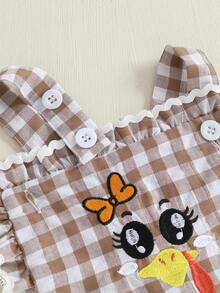 Toddler Baby Girl Thanksgiving Outfits 6 12 18 24M 2 3 4 5T Turkey Romper Long Flared Jumpsuit Thanksgiving Overalls