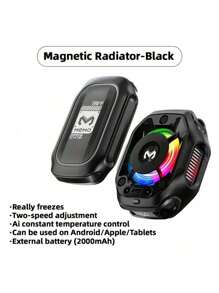 MEMO CX12 2025 Is A New Mobile Phone Cooling Device Featuring A Bright Digital Display, Which Can Also Function As An External Battery For Your Phone.