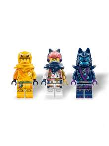 LEGO 乐高幻影忍者幼龙 Riyu 71810 – 可拼搭可摆造型的龙玩具，内含 3 个迷你人仔，冒险游戏套装，适合 6 岁及以上儿童，热门，龙，礼物，音乐/婚礼季礼物 - 彩色 - 查看 5