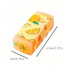 3pcs/Set Cute Fruit Erasers For Students