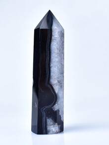 CUPIDCRYSTAL 1 件拉长石水晶塔尖方尖碑 - 华丽抛光天然拉长石尖头，适用于家居装饰和水晶工艺品 - 无味实心塔，适用于祭坛用品水晶冥想和节日礼物 - 拉長石 - 查看 11
