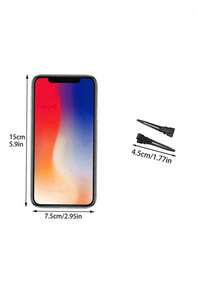30 chiếc/5 chiếc Kẹp tóc thời trang nữ đơn giản tiện dụng kiểu Y2K 1.8 inch bằng hợp kim đen rỗng, thích hợp cho việc tạo kiểu tóc hàng ngày tại salon, kẹp tóc, kẹp càng cua, phụ kiện tóc, kẹp tóc cài đầu, đồ dùng học tập, phụ kiện đội đầu, ghim cài tóc - màu đen - Xem 5