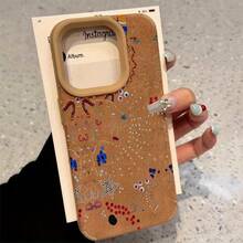 Diseño de patrón de tigre de color Teléfono beige claro todo incluido phone14 12 XS Plus 11 Pro 13 16 15 - Colores mixtos 1 - Ver 5
