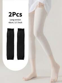 2pcs Knee Pads, Fitness Equipment, Compression Leg Sleeves - Unisex Full Leg Compression Sleeve, Women's Calf Compression Sleeve, Knee Stabilizer For Running, Unisex Thigh And Calf Support, Calf Compression Sleeve - Cycling Leg Sleeve - Multicolor - View 13