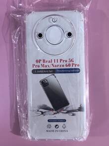 Transparent Four-Corner Anti-Drop Case, Suitable For Realme Series, Realme Phone Transparent Four-Corner Anti-Drop Case. Phone Case, Phone Protective Cover, Phone Shell, Phone Cover, Anti-Drop Phone Case, Transparent Phone Case, Minimalist Phone Case, Solid Color Phone Case, Transparent Phone Case, TPU Anti-Drop Phone Case (Military-Grade Anti-Drop) - Clear - View 27