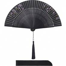 8.66 Inch Mini Paper Folding Hand Fans With Chinese Style Prints - Women Foldable Hand Fans For Home, Kitchen, Weddings, Parties & DIY Decor - mặc định - Xem 1