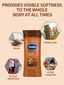 1 Bottle 200ml Vaseline Cocoa Body Lotion, Nourishing, Brightening, Moisturizing, Pure Cocoa Butter + Vitamin E, 72-Hour Long-Lasting Hydration, Suitable For Dry, Dull Skin In Autumn/Winter - New Body Lotion 200ml Coco - View 5