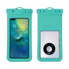 Große Kapazität Berührbare Universelle Wasserdichte Handyhülle, Wasserdichte Handytasche mit Lanyard geeignet für Handys bis zu 7,2 Zoll, Essentiell für Schwimmen und Tauchen im Sommer