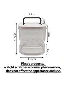 Large Capacity Pickle Jar ,Sealed Pickle Jar- Plastic Leak-Proof Pickling Storage Container With Dry-Wet Separation Design For Camping, Dining, And Refrigerator Use - Kitchen Essential Gadget - For Home Cooks & Food Enthusiasts - Perfect For Pickling & Storing Vegetables, Home Decor, Party & Christmas Storage