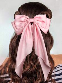 10个随机颜色大蝴蝶结发夹，可爱发饰，适合女孩在节日、生日派对和日常使用 - 彩色 - 查看 8